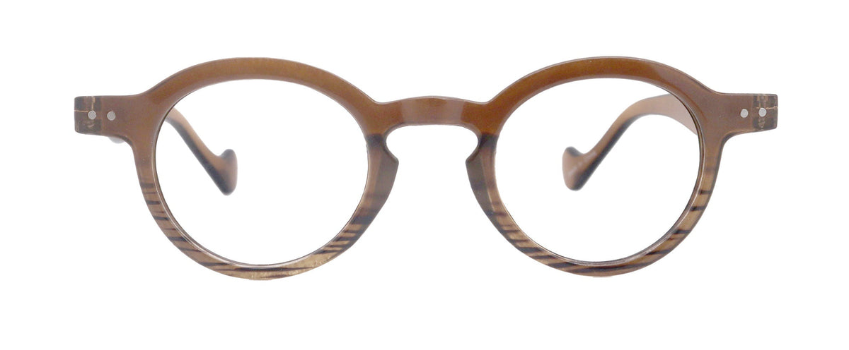 Orlando (Premium) Women Reading Glasses, High End Readers (Brown) (Round) Magnifying Eyeglasses, Optical, NY Fifth Avenue by NY Fifth Avenue