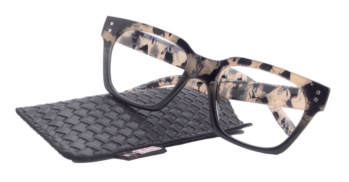Ravello Line Bifocal Premium Reading Glasses, High-End Readers +1.25 to +3.50 Magnifying, Fashion Square (Tortoise TAN) NY Fifth Avenue by NY Fifth Avenue
