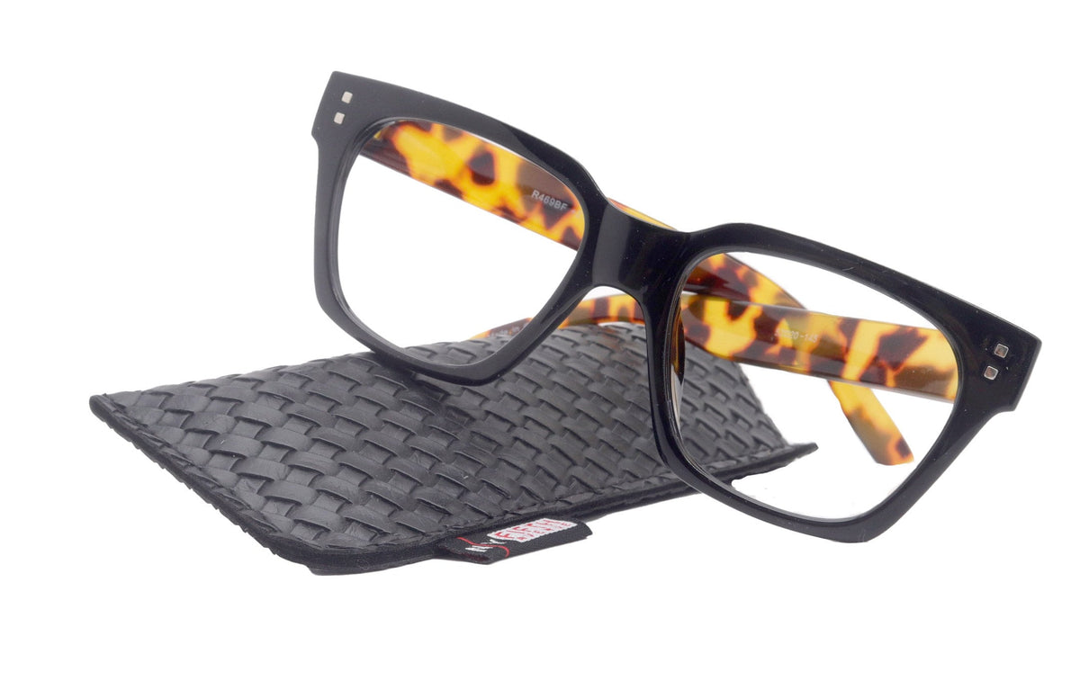 Ravello Line Bifocal Premium Reading Glasses, High-End Readers +1.25 to +3.50 Magnifying, Fashion Square (Black Tortoise) NY Fifth Avenue by NY Fifth Avenue