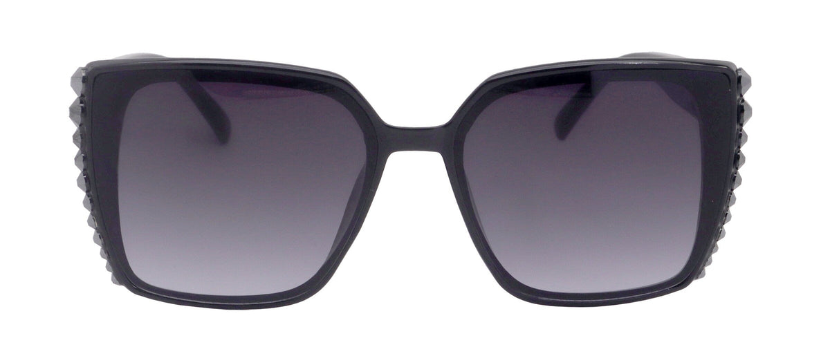 Aurora Bling Women Sunglasses Hematite Genuine European Crystals, 100% UV Protection. NY Fifth Avenue by NY Fifth Avenue