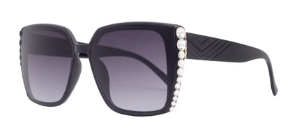 Aurora Bling Women Sunglasses Clear Genuine European Crystals, 100% UV Protection. NY Fifth Avenue by NY Fifth Avenue