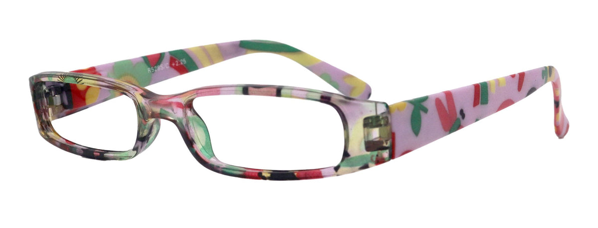 Elsa, Premium Reading Glasses for Women (Purple flower ) Optical Frame, NY Fifth Avenue by NY Fifth Avenue