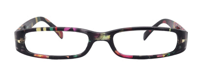 Elsa, Premium Reading Glasses for Women (Black flower ) Optical Frame, NY Fifth Avenue by NY Fifth Avenue
