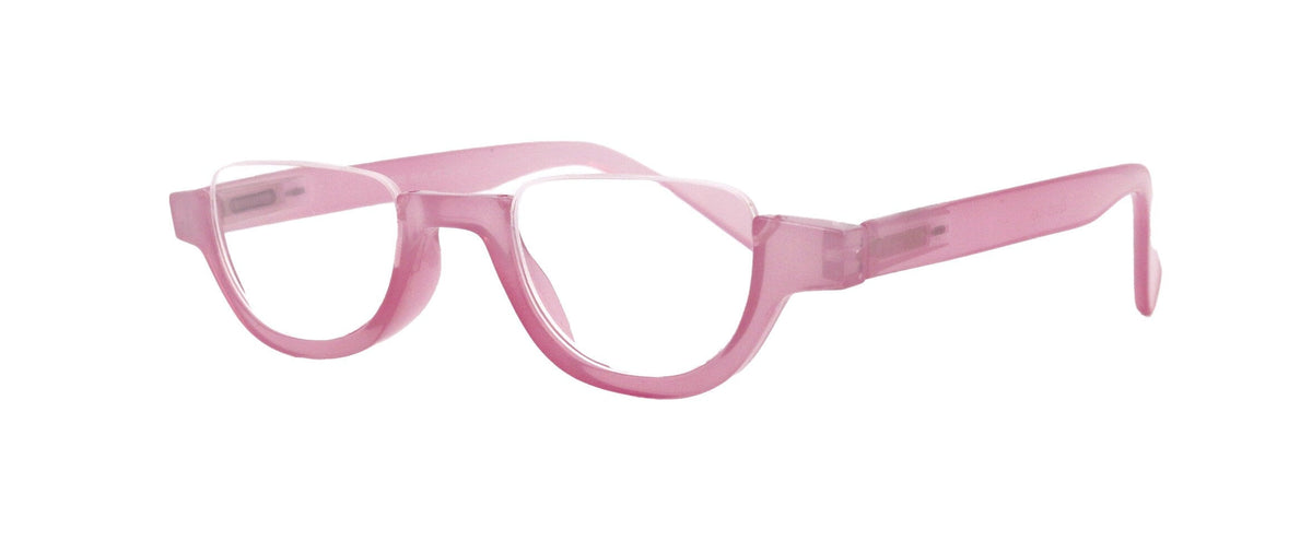 Half Moon, Woman Reading Glasses Lower nose , Pink Reader +1.25 to +4 Magnifying, Frame, NY Fifth Avenue by NY Fifth Avenue