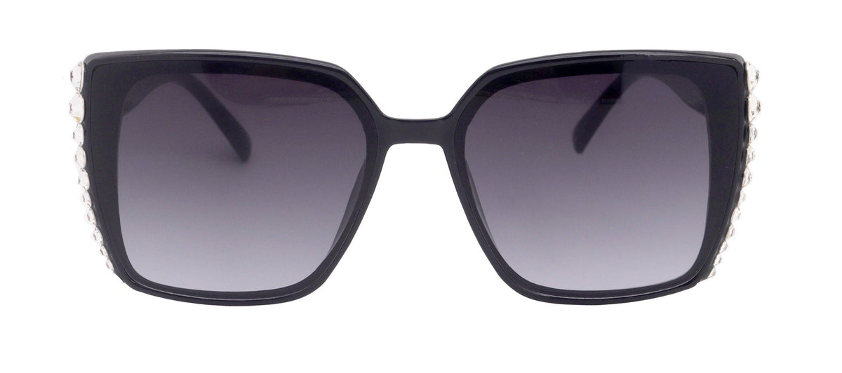 Aurora Bling Women Sunglasses Clear Genuine European Crystals, 100% UV Protection. NY Fifth Avenue by NY Fifth Avenue