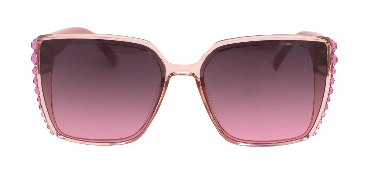 Aurora Bling Women Sunglasses Rose Genuine European Crystals, 100% UV Protection. NY Fifth Avenue by NY Fifth Avenue