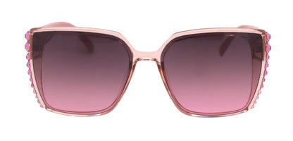 Aurora Bling Women Sunglasses Rose Genuine European Crystals, 100% UV Protection. NY Fifth Avenue by NY Fifth Avenue