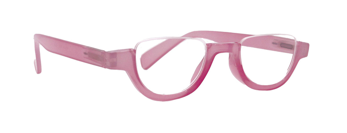 Half Moon, Woman Reading Glasses Lower nose , Pink Reader +1.25 to +4 Magnifying, Frame, NY Fifth Avenue by NY Fifth Avenue