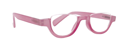 Half Moon, Woman Reading Glasses Lower nose , Pink Reader +1.25 to +4 Magnifying, Frame, NY Fifth Avenue by NY Fifth Avenue