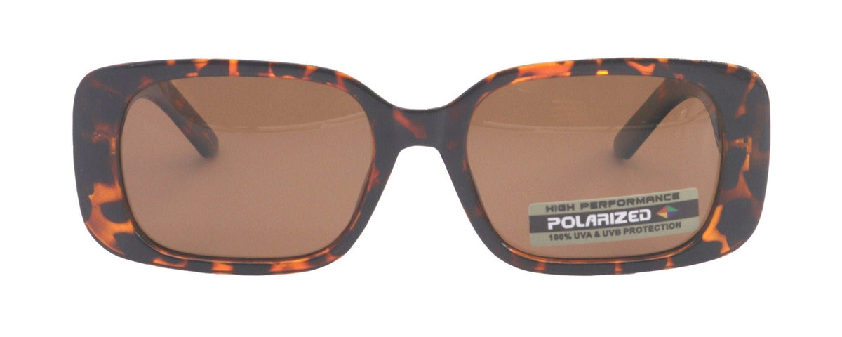 Orion Polarized Women Sunglasses, 1.1mm Polarized Brown Lenses, 100% UVA UVB Protection (Brown, Square) NY Fifth Avenue by NY Fifth Avenue