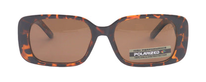 Orion Polarized Women Sunglasses, 1.1mm Polarized Brown Lenses, 100% UVA UVB Protection (Brown, Square) NY Fifth Avenue by NY Fifth Avenue