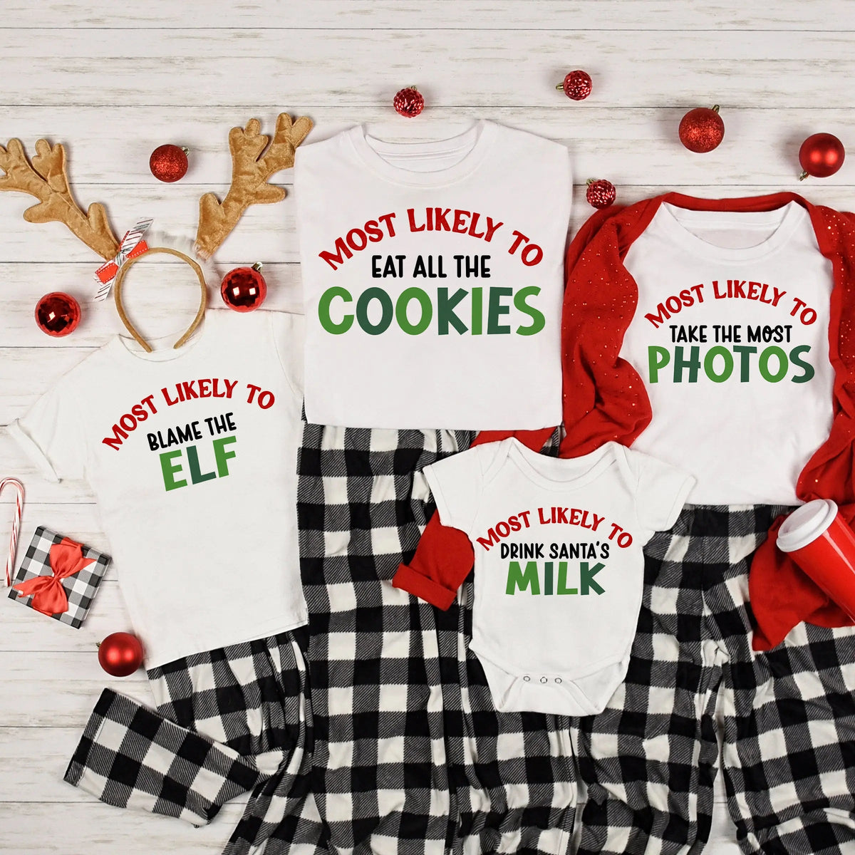 Most Likely To Shirt, Funny matching Christmas shirts, Christmas Family Matching Shirts, Christmas Matching Family Tees, Christmas shirt by Joyful Moose