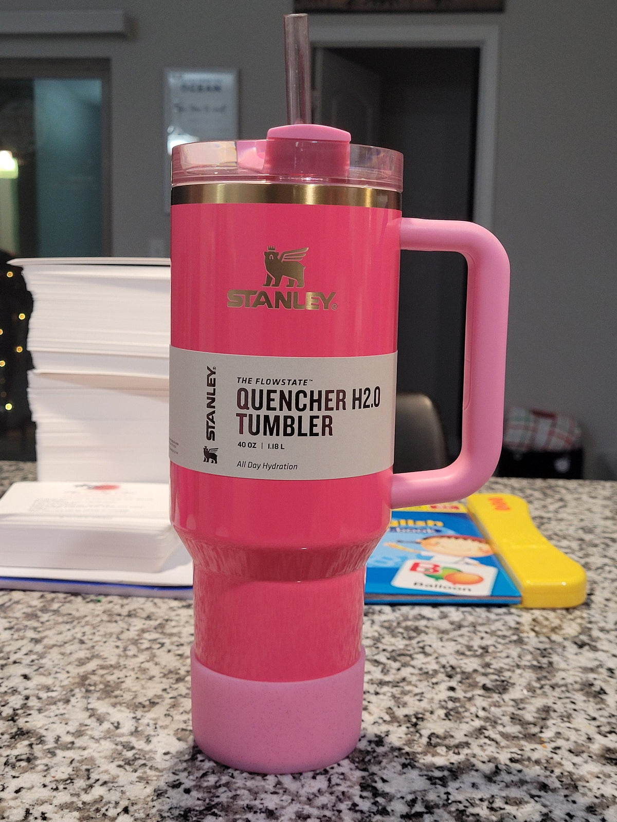 Pink Parade Glitter silicone boot bumper for tumbler by THE SALTY CHIC