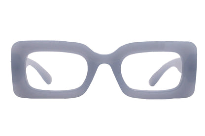 Sophie Premium Reading Glasses, High End Readers +1.25..+4.50 Magnifying Glasses Transparent Grey Rectangular NY Fifth Avenue by NY Fifth Avenue