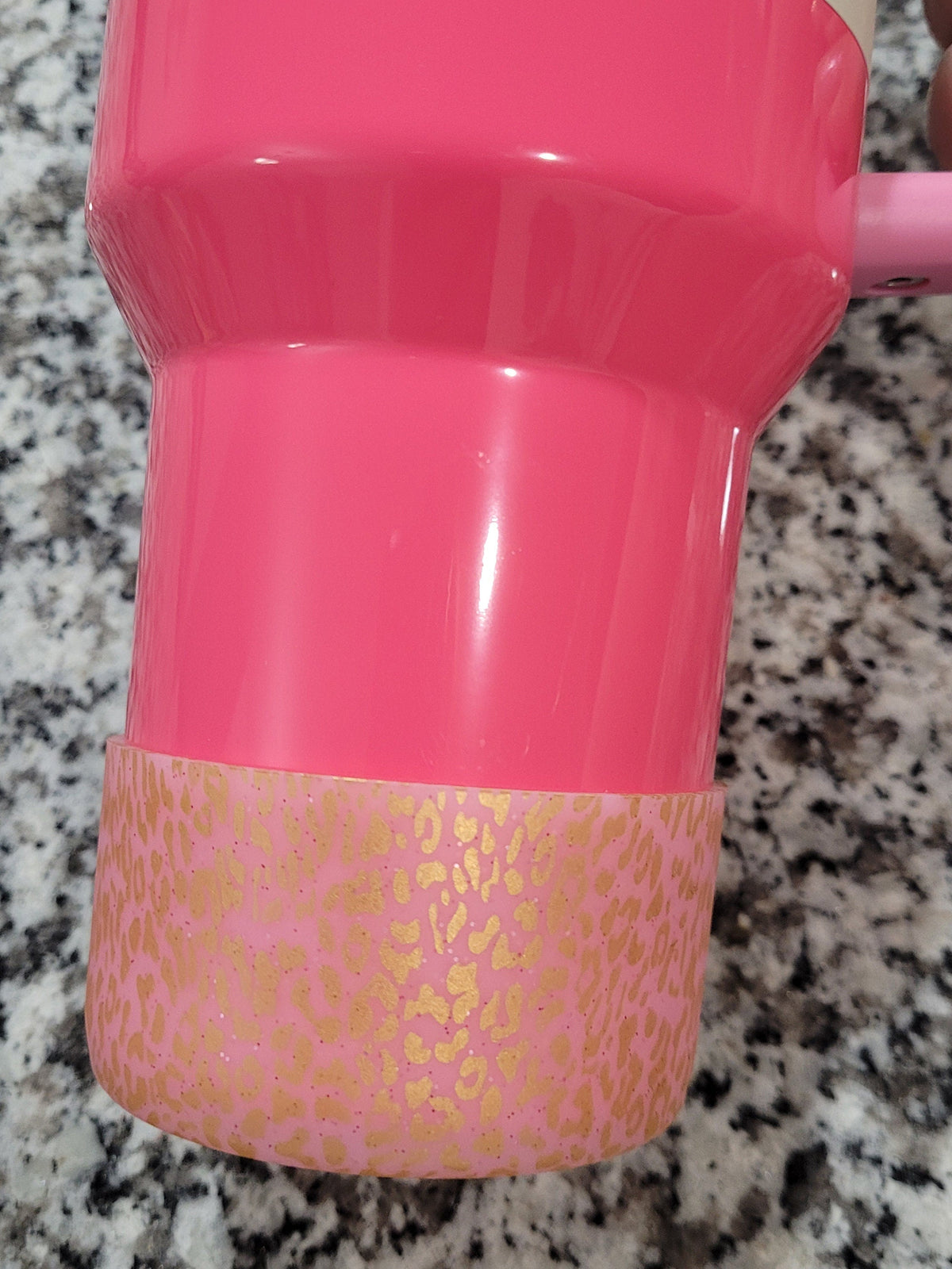 PinkGolden Leopard Silicone Boot Bumper for Tumbler by THE SALTY CHIC