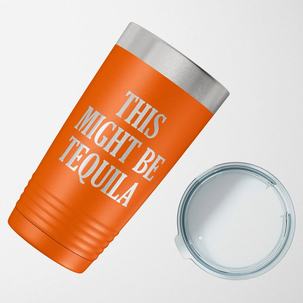 Vacuum Insulated Tumbler - Stainless Steel Travel Drink Mug With Laser Engraved Design by Joyful Moose
