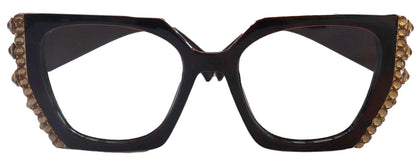 Córdoba Bling Line Bifocal OR Non-Bifocal Reading Glasses for Women, Adorned with Genuine European Crystals square NY Fifth Avenue by NY Fifth Avenue