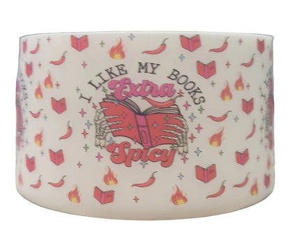 Spicy Readers Club Silicone Boot Bumper Sleeve for tumblers by THE SALTY CHIC