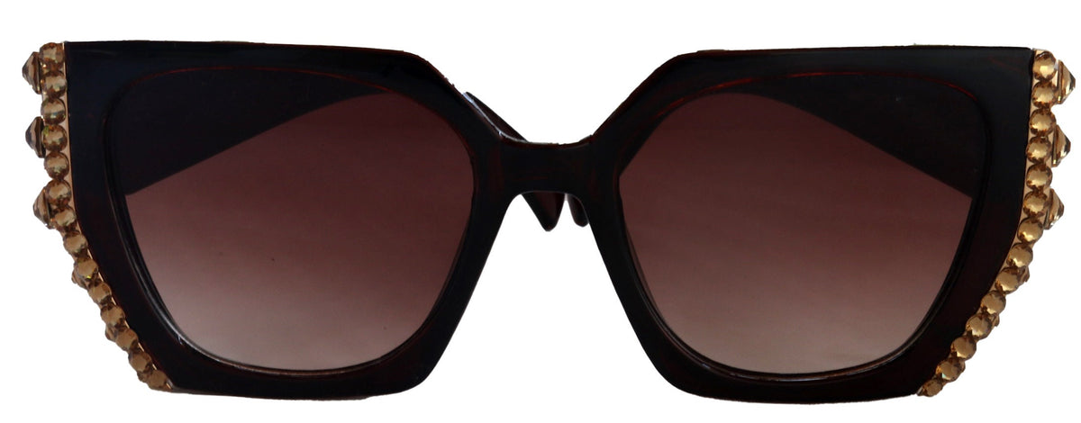Córdoba BLING Black Line Bifocal OR Non-Bifocal Sun Reading Glasses for Women High-End Readers, Sun Readers NY Fifth Avenue by NY Fifth Avenue