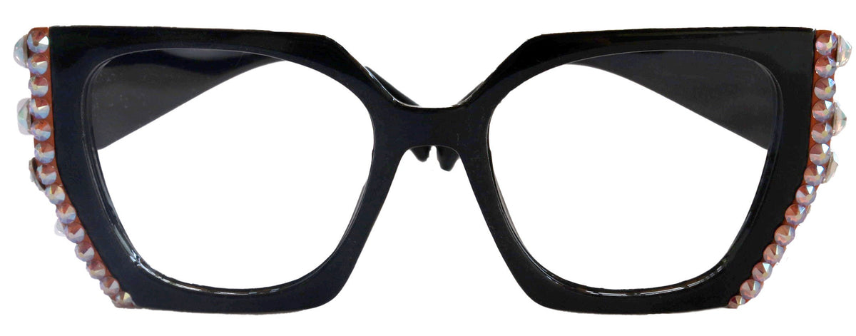 Córdoba Bling Line Bifocal OR Non-Bifocal Reading Glasses for Women, Adorned with Genuine European Crystals square NY Fifth Avenue by NY Fifth Avenue