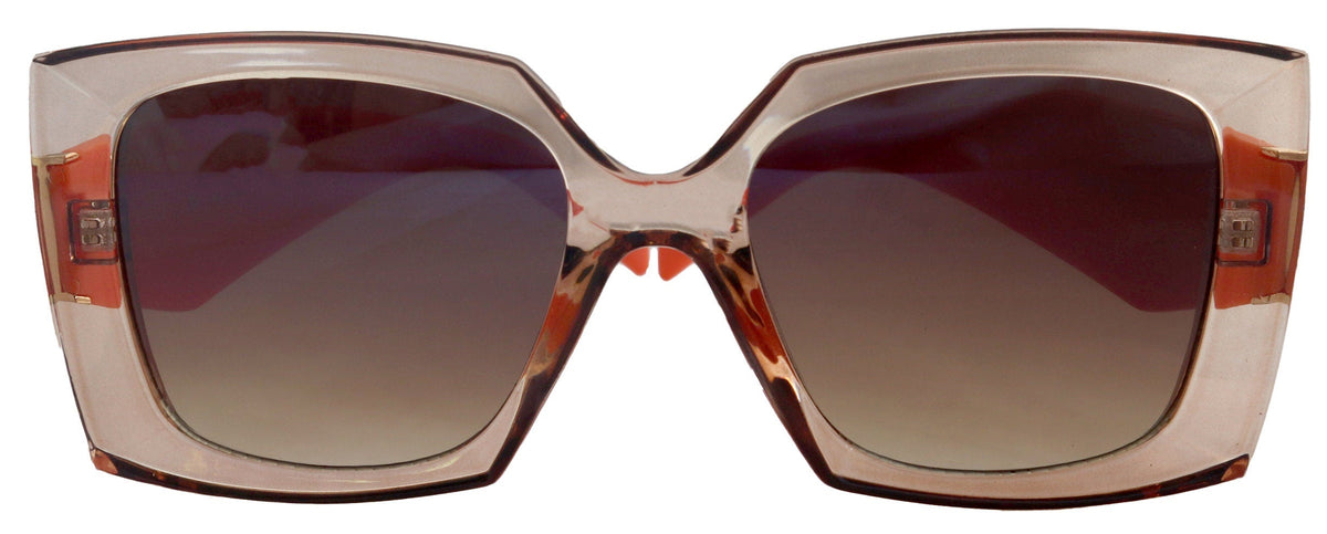 Penelope, High-End Line Bifocal (Clear On Top) Sun Readers for Women OR Non-Bifocal Readers Sunglasses (Orange light Brown) NY Fifth Avenue by NY Fifth Avenue