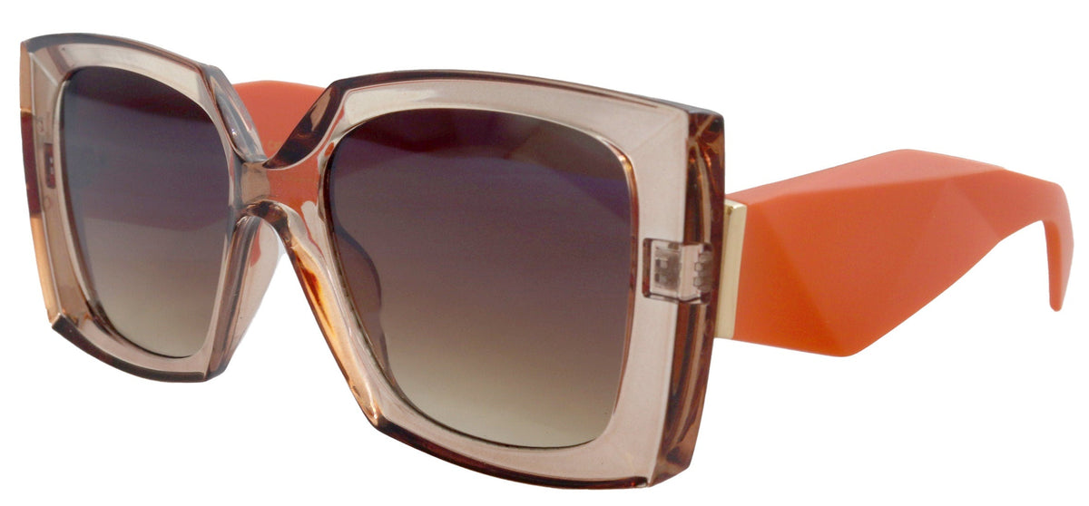 Penelope, High-End Line Bifocal (Clear On Top) Sun Readers for Women OR Non-Bifocal Readers Sunglasses (Orange light Brown) NY Fifth Avenue by NY Fifth Avenue