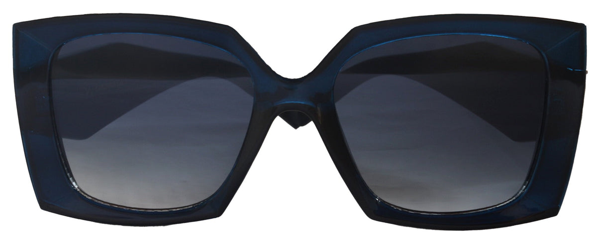 Penelope, High-End Line Bifocal (Clear On Top) Sun Readers for Women OR Non-Bifocal Readers Sunglasses (Blue) NY Fifth Avenue by NY Fifth Avenue