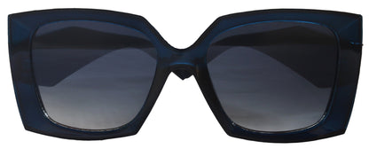 Penelope, High-End Line Bifocal (Clear On Top) Sun Readers for Women OR Non-Bifocal Readers Sunglasses (Blue) NY Fifth Avenue by NY Fifth Avenue