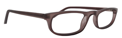 Morgan Premium Reading Glasses HighEnd Magnifying Readers, Transparent Brown Small Rectangular Frame, Inspired by NY Fifth Avenue Lower nose by NY Fifth Avenue