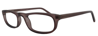 Morgan Premium Reading Glasses HighEnd Magnifying Readers, Transparent Brown Small Rectangular Frame, Inspired by NY Fifth Avenue Lower nose by NY Fifth Avenue