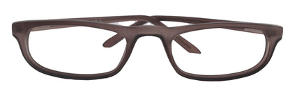 Morgan Premium Reading Glasses HighEnd Magnifying Readers, Transparent Brown Small Rectangular Frame, Inspired by NY Fifth Avenue Lower nose by NY Fifth Avenue