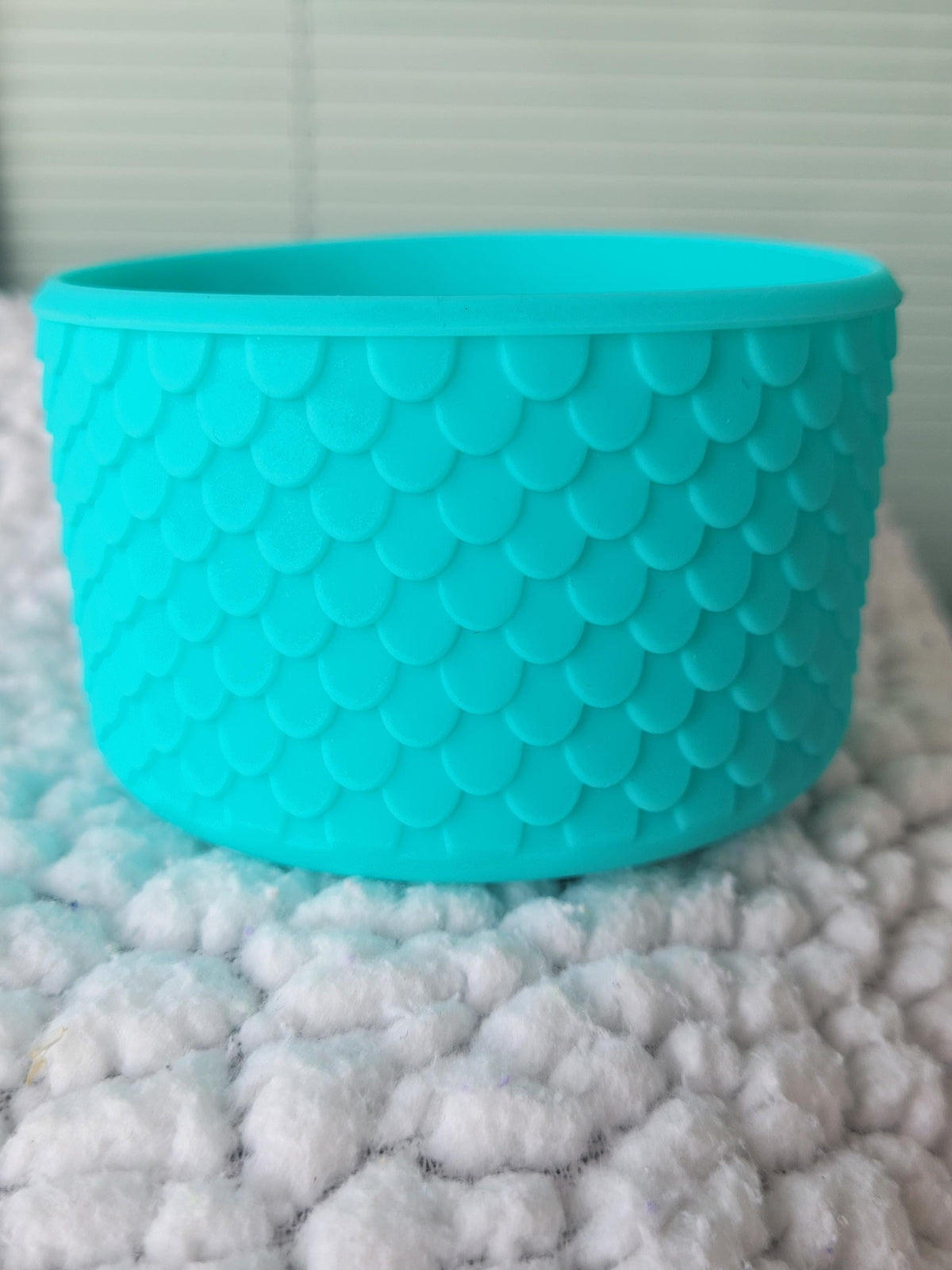 Aqua Mermaid Silicone Boot Bumper Sleeve for Tumblers by THE SALTY CHIC