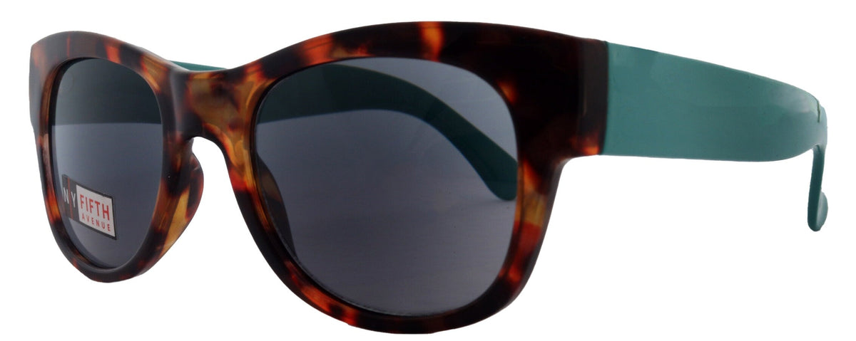 Diana, High-End Sun Readers for Women Readers Sunglasses ( Tortoiseshell W Green) NY Fifth Avenue by NY Fifth Avenue