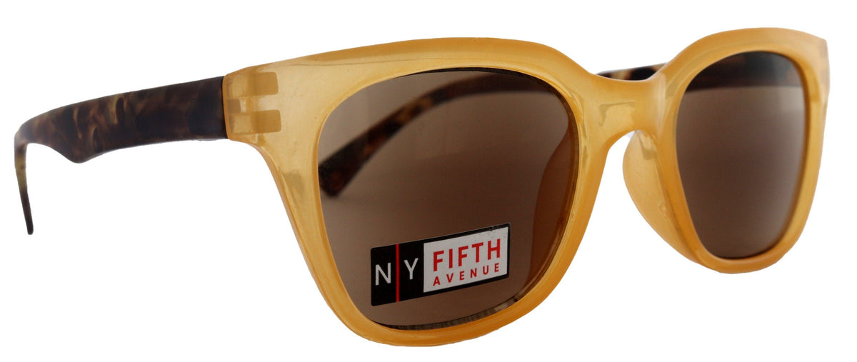 Balder, High-End Line Bifocal (Clear On Top) Sun Readers Unixes OR Non-Bifocal Readers Sunglasses (Yellow) NY Fifth Avenue by NY Fifth Avenue