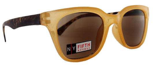 Balder, High-End Line Bifocal (Clear On Top) Sun Readers Unixes OR Non-Bifocal Readers Sunglasses (Yellow) NY Fifth Avenue by NY Fifth Avenue
