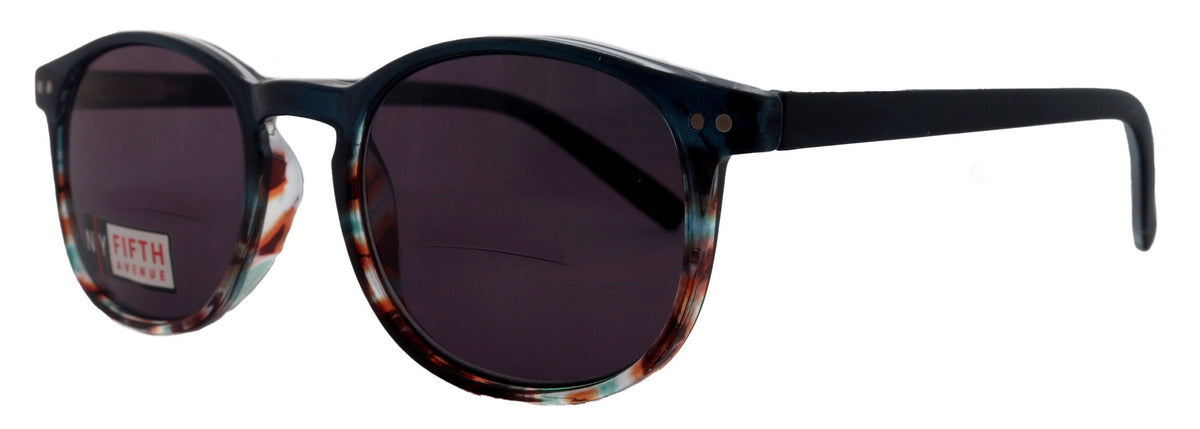 Ravenna, High-End Line Bifocal (Clear On Top) Sun Readers for Women OR Non-Bifocal Readers Sunglasses (Blue ) NY Fifth Avenue by NY Fifth Avenue