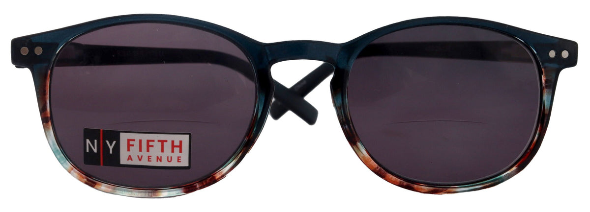 Ravenna, High-End Line Bifocal (Clear On Top) Sun Readers for Women OR Non-Bifocal Readers Sunglasses (Blue ) NY Fifth Avenue by NY Fifth Avenue