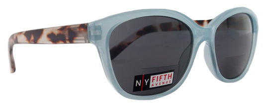 Savannah, High-End Line Bifocal (Clear On Top) Sun Readers for Women OR Non-Bifocal Readers Sunglasses (Blue Tortoiseshell ) NY Fifth Avenue by NY Fifth Avenue