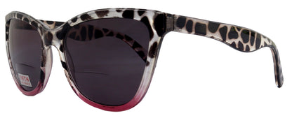Eleanor, High-End Line Bifocal (Clear On Top) Sun Readers for Women OR Non-Bifocal Readers Sunglasses (Rose N Black) NY Fifth Avenue by NY Fifth Avenue