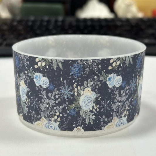 Glitter Blues Silicone Boot Bumper Sleeve for Tumblers by THE SALTY CHIC