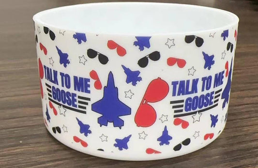 Talk To Me Goose Silicone Boot Bumper Sleeve for Tumblers by THE SALTY CHIC