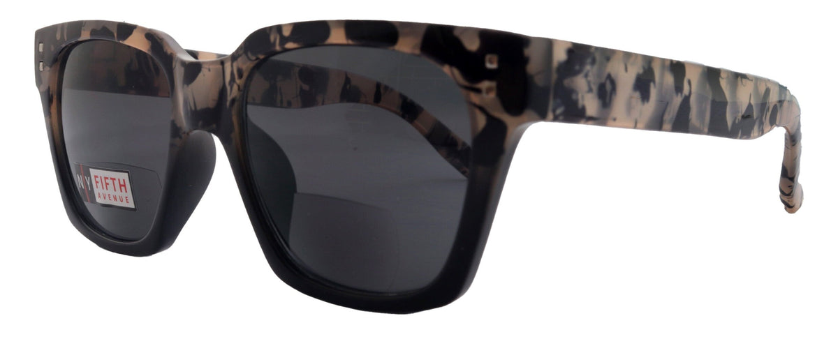 Ravello, High-End Line Bifocal (Clear On Top) Sun Readers for Women OR Non-Bifocal Readers Sunglasses (Tortoiseshell Black ) NY Fifth Avenue by NY Fifth Avenue