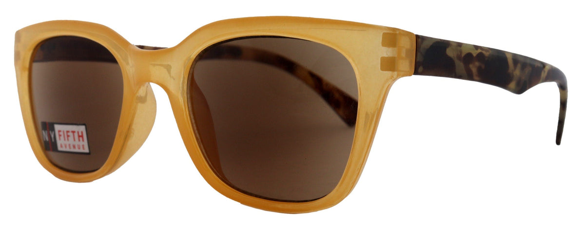 Balder, High-End Line Bifocal (Clear On Top) Sun Readers Unixes OR Non-Bifocal Readers Sunglasses (Yellow) NY Fifth Avenue by NY Fifth Avenue