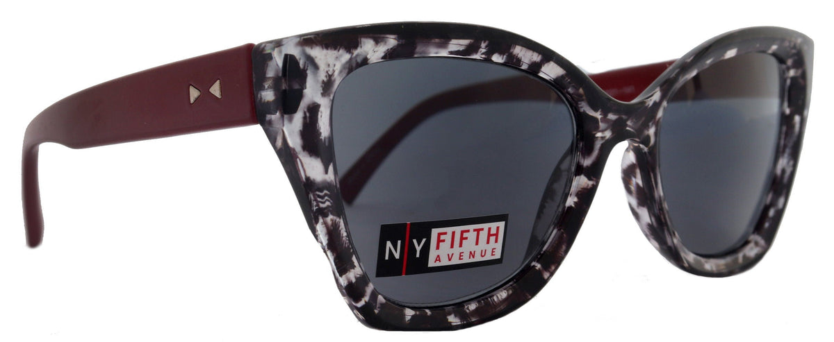Rhodes, High-End Line Bifocal (Clear On Top) Sun Readers for Women OR Non-Bifocal Readers Sunglasses (Red BK Tortoiseshell) NY Fifth Avenue by NY Fifth Avenue