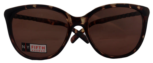 Iris, High-End Line Bifocal (Clear On Top) Sun Readers for Women OR Non-Bifocal Readers Sunglasses (Brown Tortoiseshell ) NY Fifth Avenue by NY Fifth Avenue