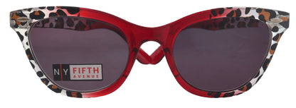 Gatsby, High-End Readers sun Glasses for Women (Red Cheetah ) NY Fifth Avenue by NY Fifth Avenue