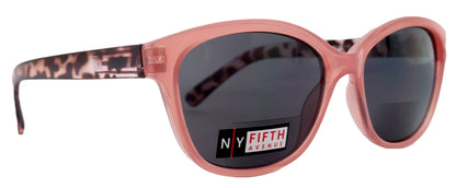 Savannah, High-End Line Bifocal (Clear On Top) Sun Readers for Women OR Non-Bifocal Readers Sunglasses (Pink Tortoiseshell ) NY Fifth Avenue by NY Fifth Avenue