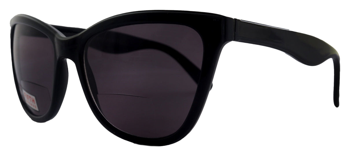 Eleanor, High-End Line Bifocal (Clear On Top) Sun Readers for Women OR Non-Bifocal Readers Sunglasses (Black) NY Fifth Avenue by NY Fifth Avenue
