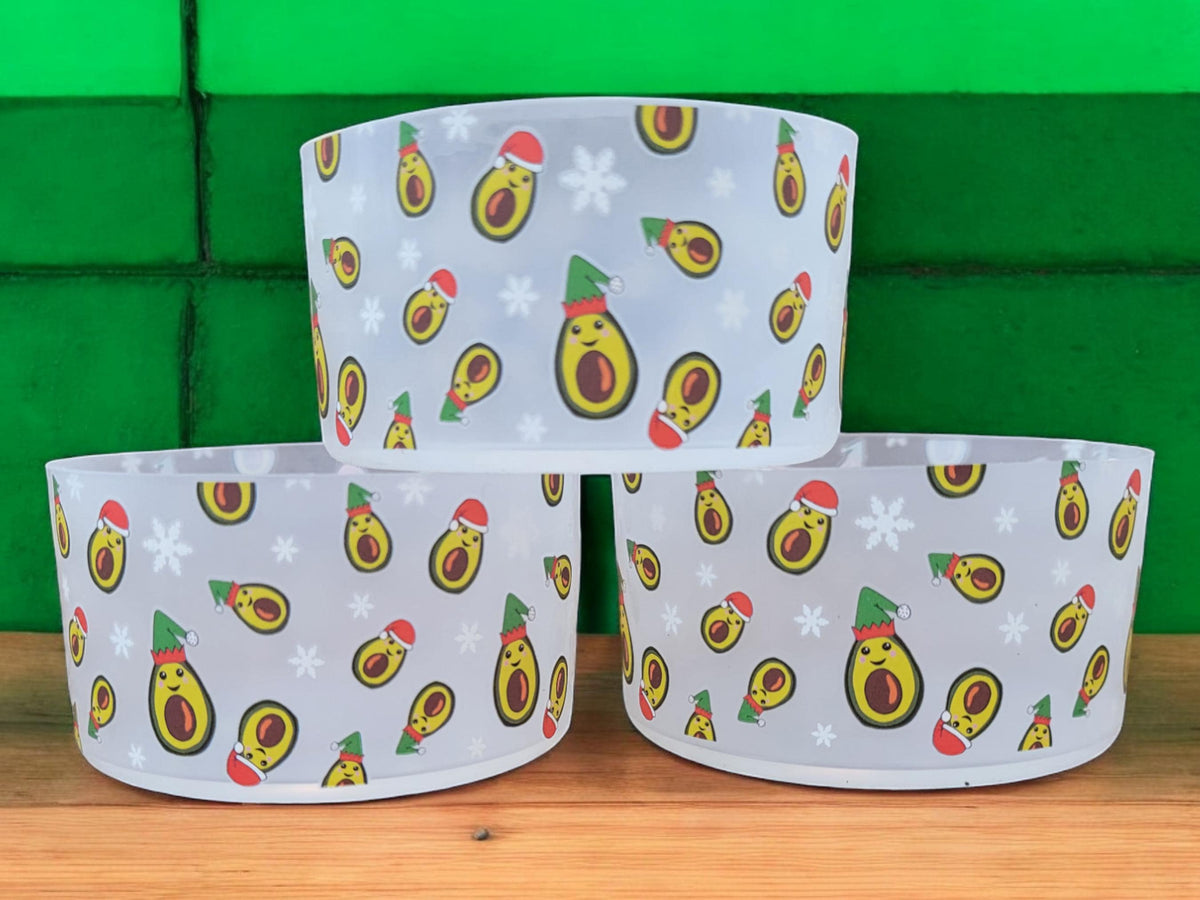 GuacNSantas Semi Clear Silicone Boot by THE SALTY CHIC
