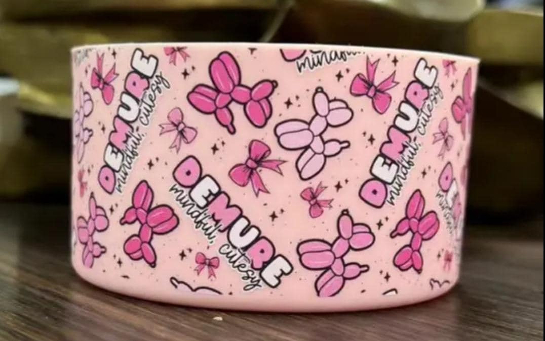 Demure Pink Silicone boot bumper sleeve by THE SALTY CHIC